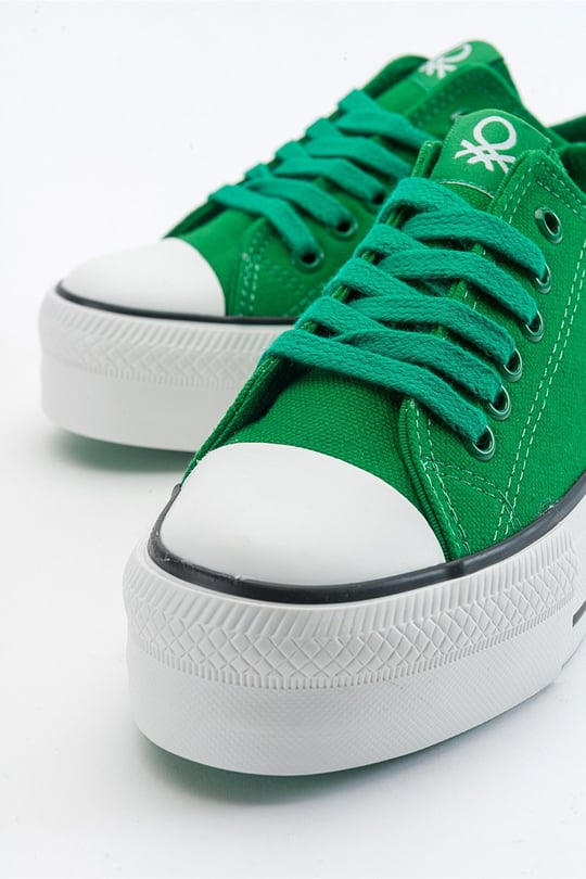 Yeşil Benetton Kadın Spor Ayakkabı
