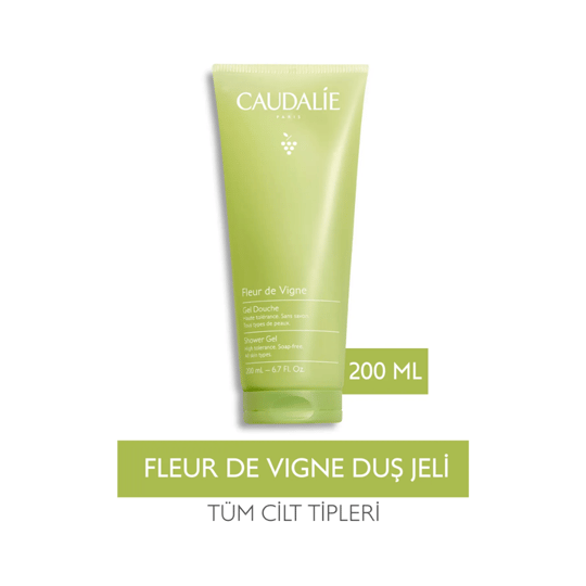chin　DOUCHE ボディジェル 250ml×3個 200ml Caudalie Gel Douche Fleur de Vigne Shower Gel 200ml. Vücut Yıkama