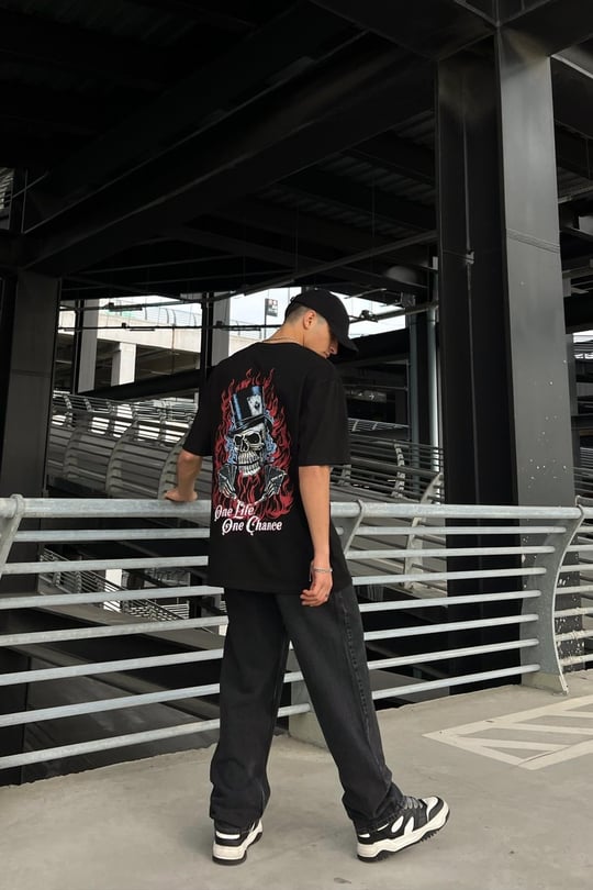 Basic Baggy Jean Antrasit