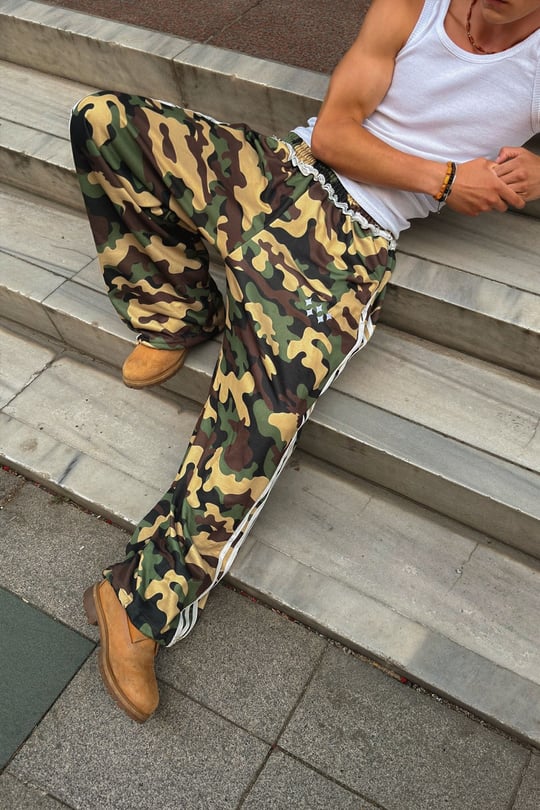 Camo Pattern Monster Fit Sweatpants