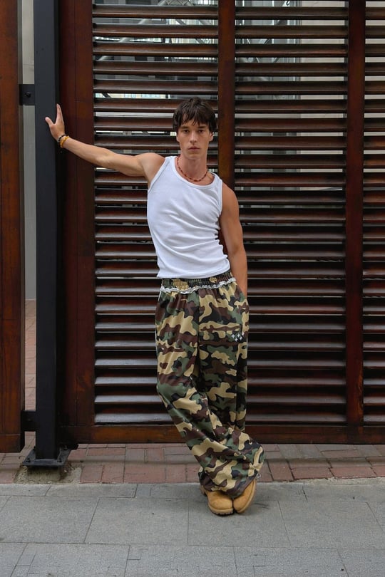 Camo Pattern Monster Fit Sweatpants