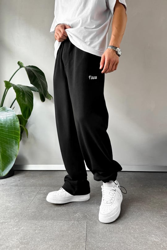 Flaw Atelier Baggy Eşofman Altı Siyah