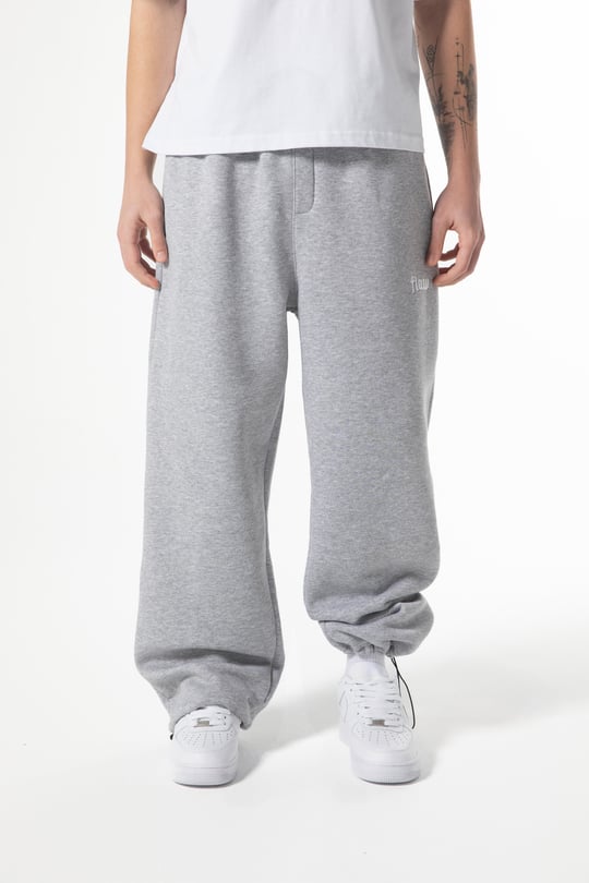 Flaw Atelier Baggy Eşofman Altı Gri Melanj