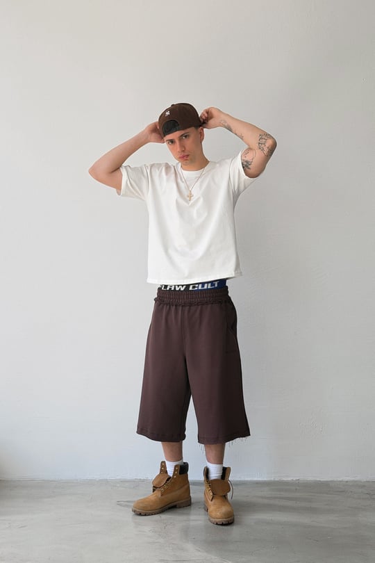 Premium Kumaş Monster Fit Jorts