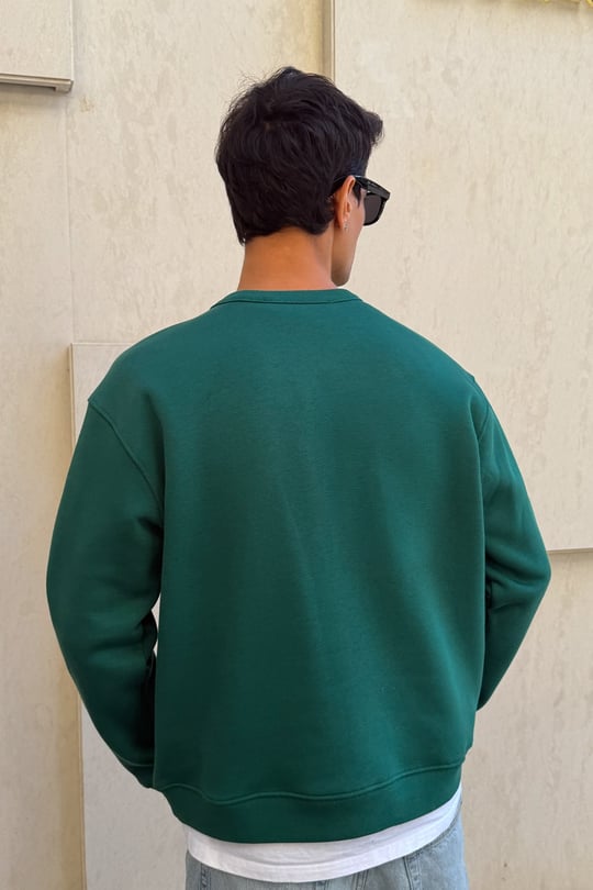 FW Cool Puff Green Relax Fit Sweat
