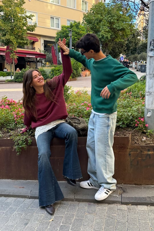 FW Cool Puff Green Relax Fit Sweat