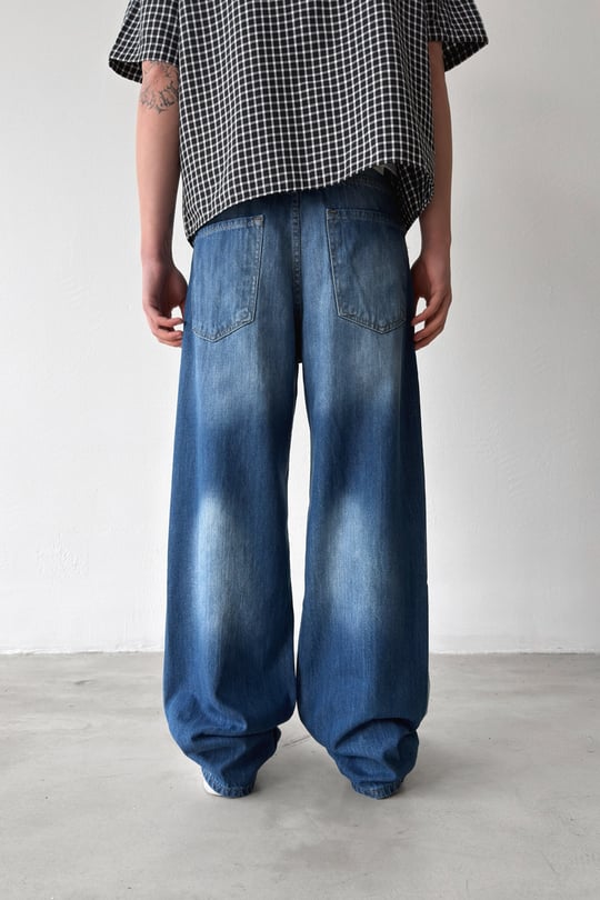 Lazer Soldurma Efektli Regular Jean