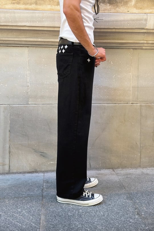 Raw Black Relax Fit Jean