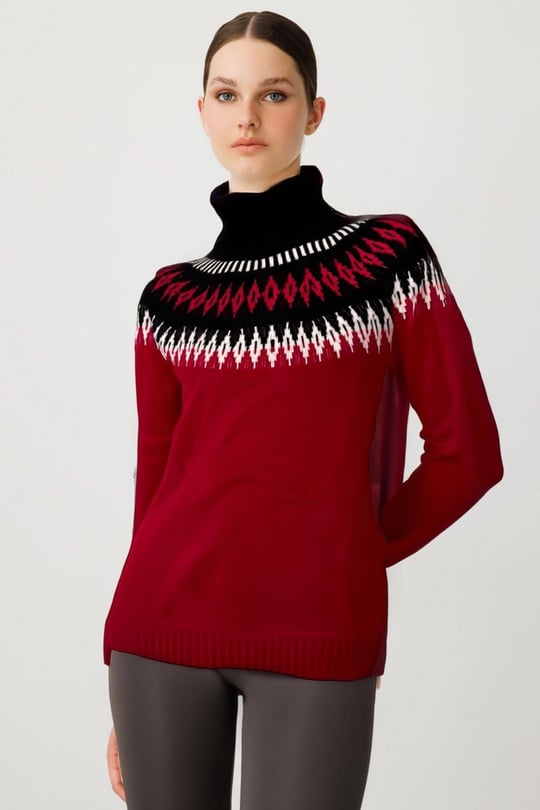 Women's Turtleneck Wool Sweater