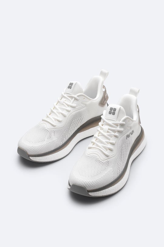 Beyaz Nefes Alan Hafif Sneaker Ayakkabı