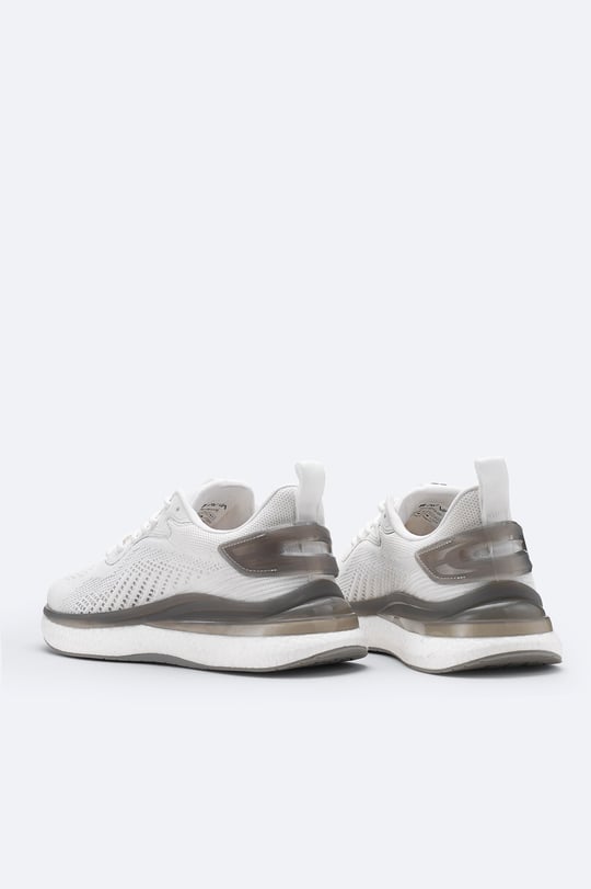 Beyaz Nefes Alan Sneaker Ayakkabı
