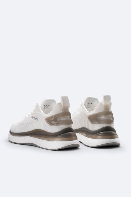 Beyaz Nefes Alan Hafif Sneaker Ayakkabı