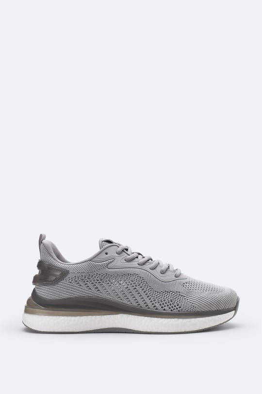 Gri Nefes Alan Sneaker Ayakkabı