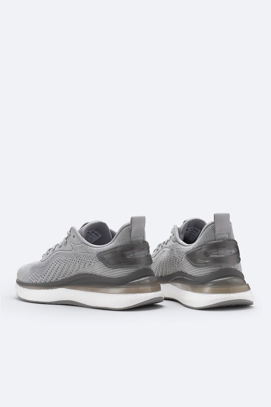Gri Nefes Alan Sneaker Ayakkabı