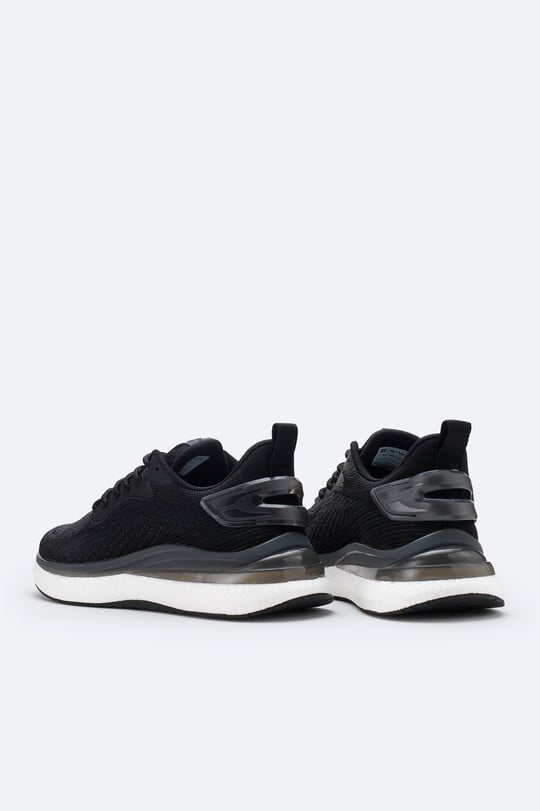 Siyah Nefes Alan Sneaker Ayakkabı