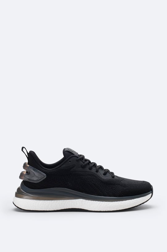 Siyah Nefes Alan Sneaker Ayakkabı