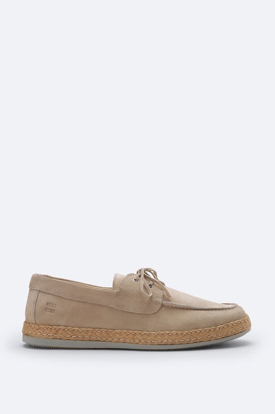Taş Süet Loafer Ayakkabı