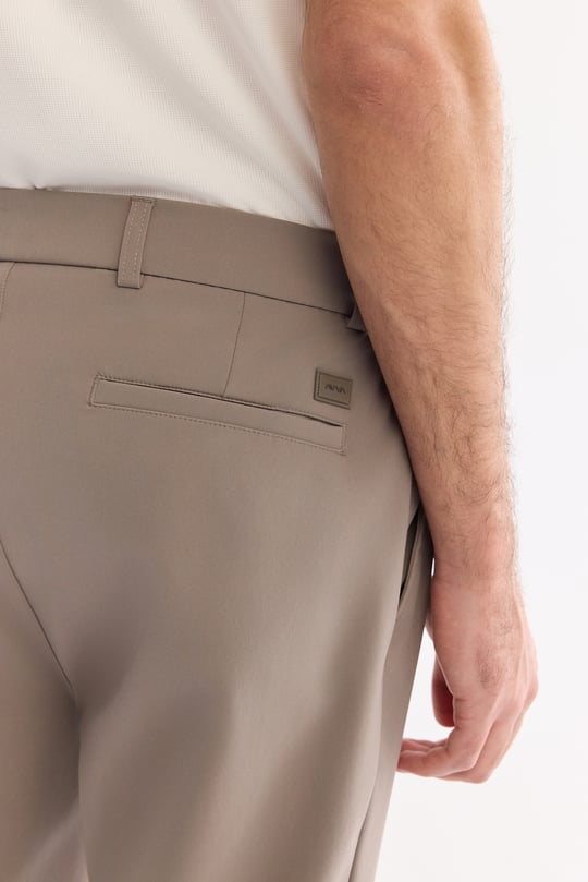 Vizon Yanı Lastikli Kırışmaz Teknik Kumaş Chino Pantolon