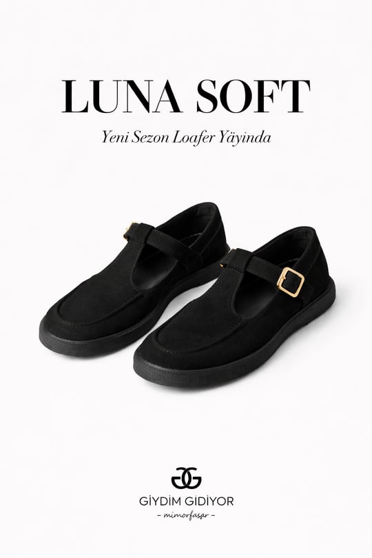 Luna Soft Loafer Siyah - Loafer