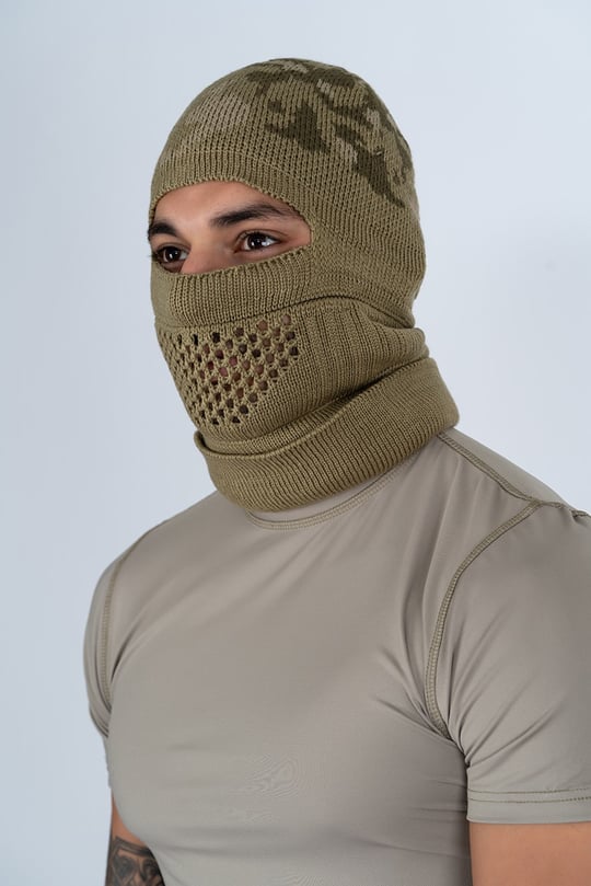 KAR BAŞLIĞI ÖRME KAMUFLAJ - 008