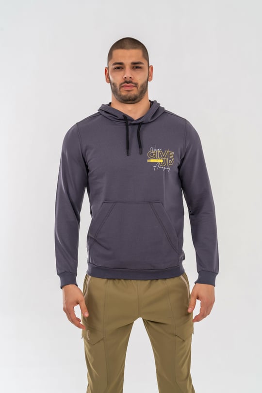 SWEATSHIRT KAPŞONLU - 904 - B36 - ANTRASİT