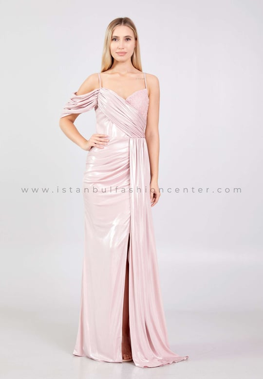ELYS ON Sleeveless Maxi Polyester Column Regular Pink Wedding