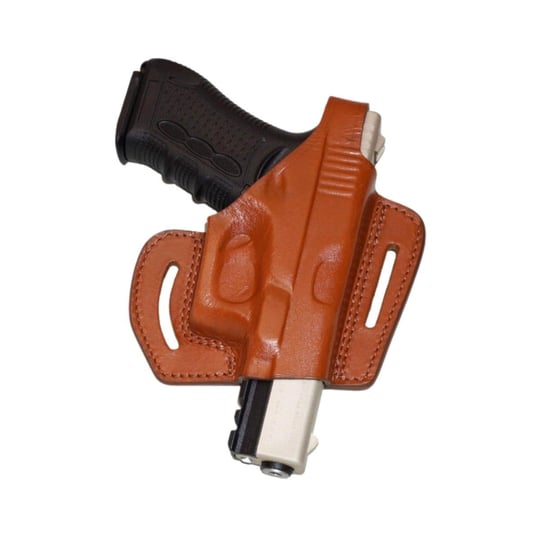 Glock 19 Deri Tabanca Kılıfı Taba Baskılı Açık