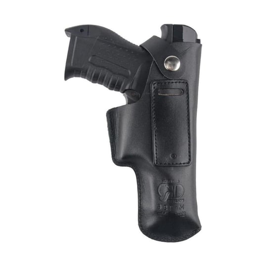 Glock Deri Tabanca İç Kılıfı Yumuşak Deri Siyah Sol El