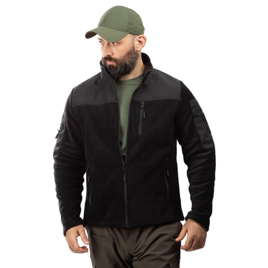 Hovergym Softshell Garnili Taktik Outdoor Polar-Siyah
