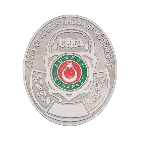 Kaçakçılık ve İstihbarat Müdürlüğü Gümüş Cüzdan Rozeti