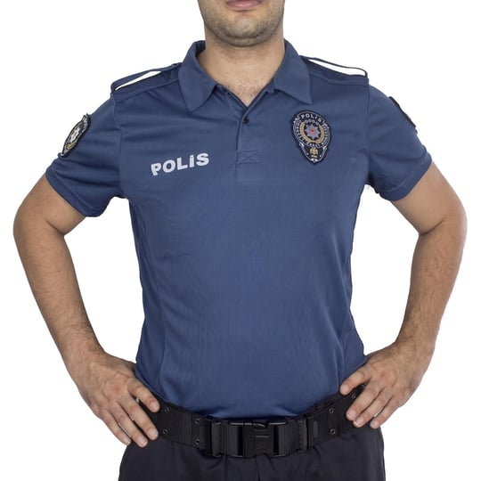 Mavi Polis Tişörtü