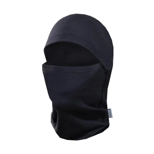 Ninja Çift Katmanlı Motorcu Kar Maskesi Balaklava Siyah