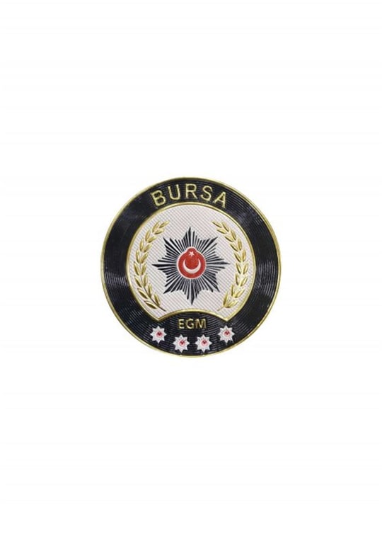 Polis Bursa İl Arması Yeni 3 Boyutlu