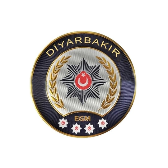 Polis Diyarbakır İl Arması Yeni 3 Boyutlu