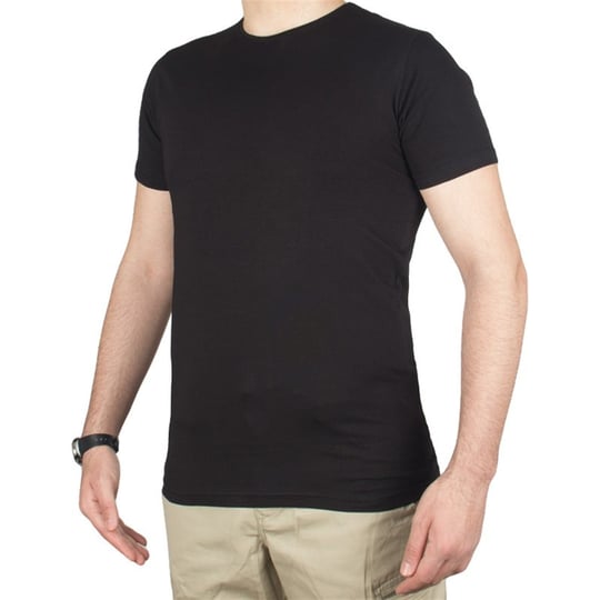 Siyah Basic Tişört Slim Fit