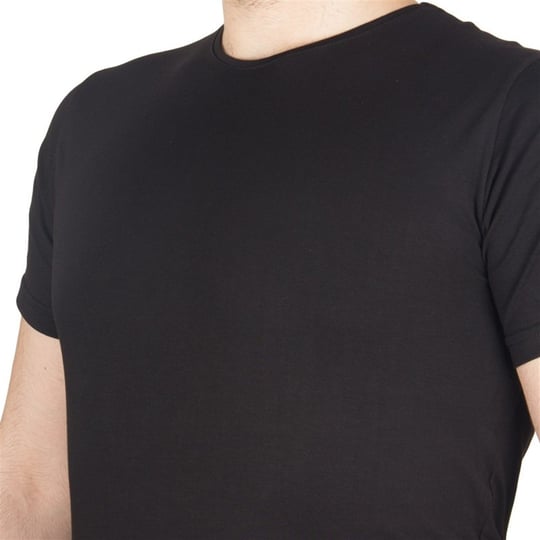 Siyah Basic Tişört Slim Fit