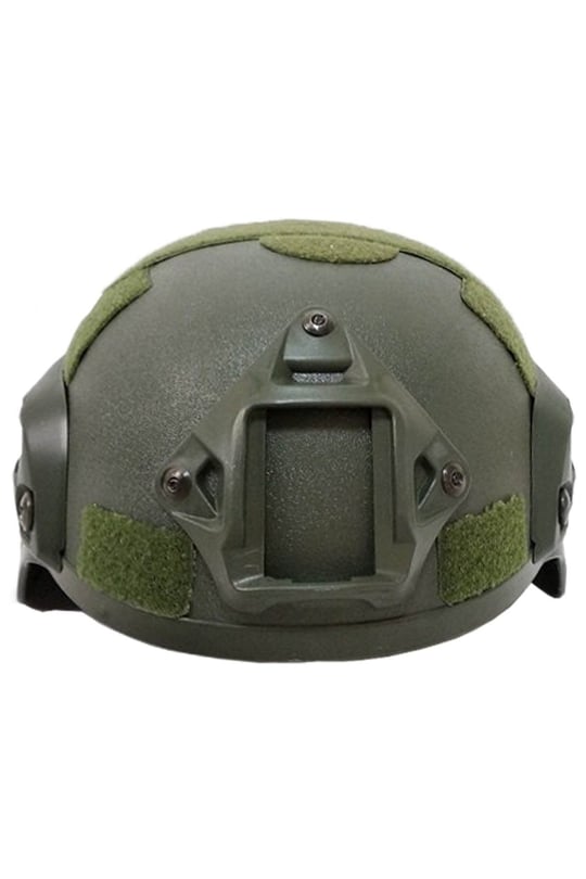Tactical Airsoft Kask Kompozit Başlık Koruyucu Miğfer Haki