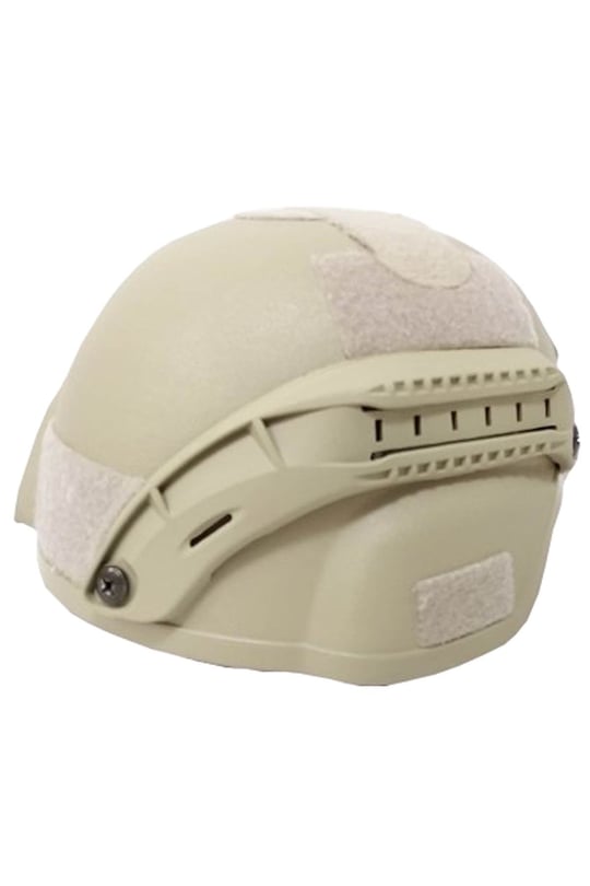 Tactical Airsoft Kask Kompozit Başlık Koruyucu Miğfer Bej