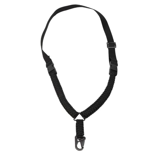 Tek Nokta Paracord Tüfek Askı Kayışı-Siyah