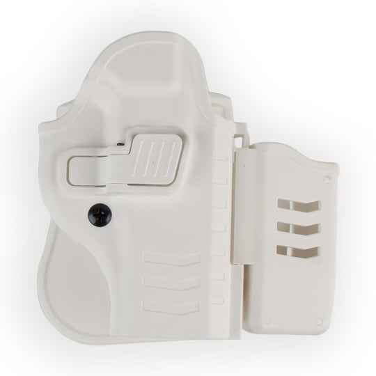 To Gun Holster Canik55 TP9 Mete Serisi Tabanca Kılıfı Önü Şarjörlüklü Beyaz