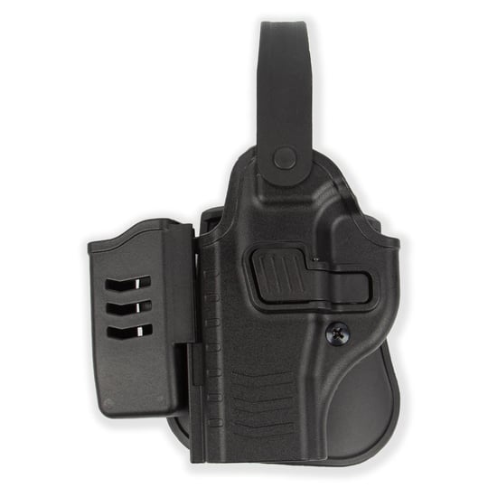 To Gun Holster Canik55 TP9 Mete Serisi Tabanca Kılıfı Seviye 2 Önü Şarjörlüklü Siyah SOL EL