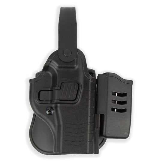 To Gun Holster Canik55 TP9 Serisi Tabanca Kılıfı Seviye 2 Önü Şarjörlüklü Siyah SAĞ EL
