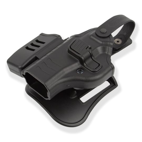 To Gun Holster Canik55 TP9 Serisi Tabanca Kılıfı Seviye 2 Önü Şarjörlüklü Siyah SOL EL