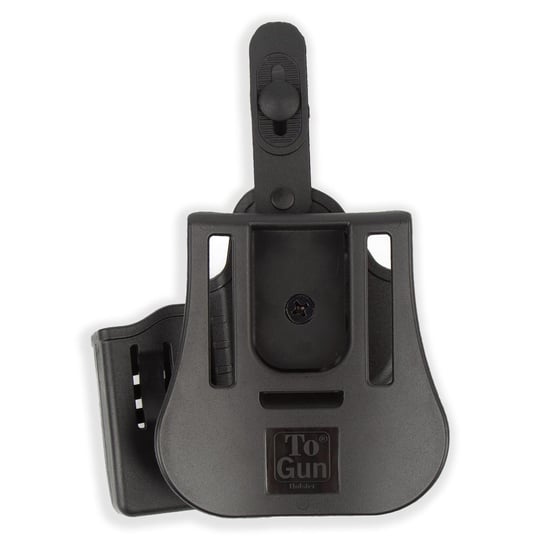 To Gun Holster Canik55 TP9 Serisi Tabanca Kılıfı Seviye 2 Önü Şarjörlüklü Siyah SAĞ EL