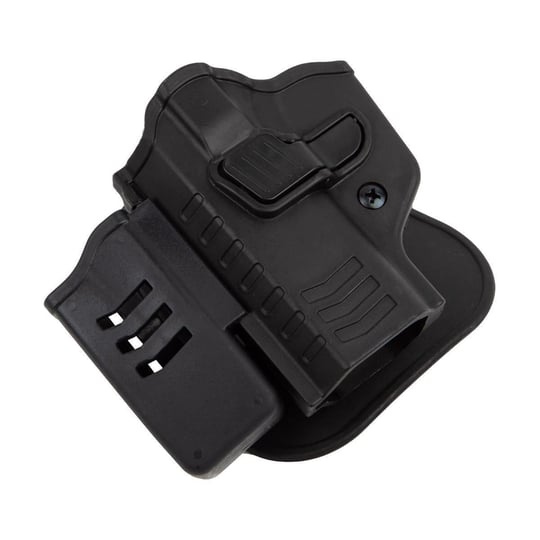 To Gun Holster Sarsılmaz K2 9MM Tabanca Kılıfı Önü Şarjörlüklü Siyah Sol El