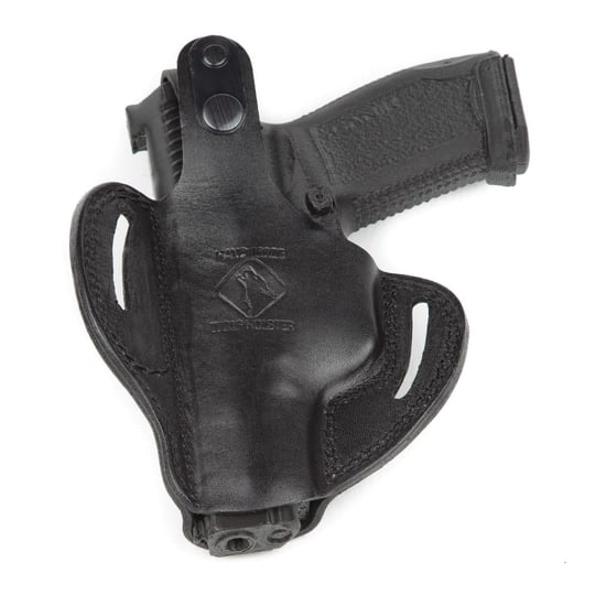 Wolf Holster Canik55 TP9 SF Deri Tabanca Kılıfı Tam Kelebek Siyah