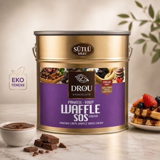 Callei Drou Eko Sütlü Waffle Krep Pankek Sos 10 Kg