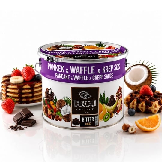 Callei Drou Extra Bitter Waffle Krep Pankek Sos 10 Kg