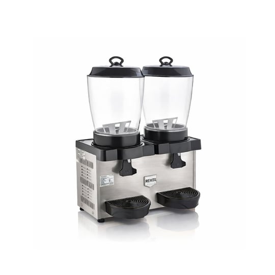 Remta ST35 Royal Mini 11+11 Litre İkili Şerbet ve Ayran Soğutucu - Gri