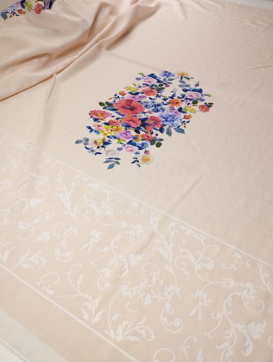 Pamuk Keten Yakma Dokuma En: 140 cm